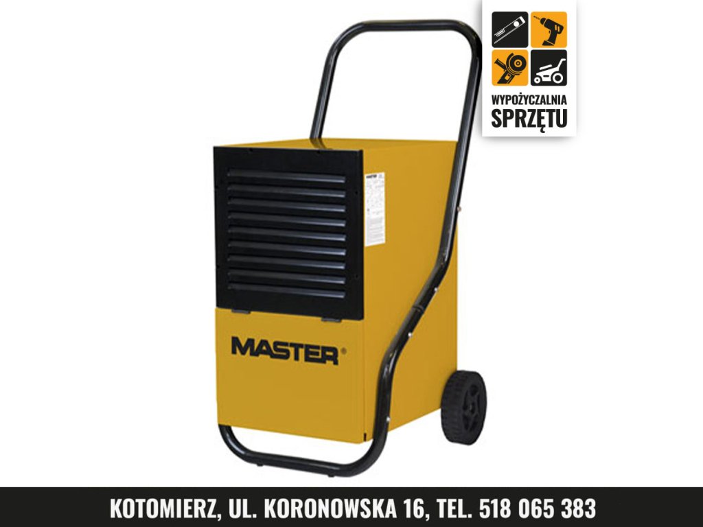 Osuszacz kondensacyjny Master DH 752 P, 45,6 l/dobę (wyłącznie na doby)