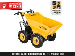 Wozidło budowlane Cedrus TR300 4×4, ładowność 400 kg (wyłącznie na doby)