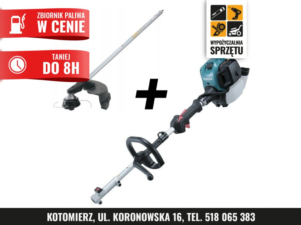 Kosa spalinowa Makita EX2650LHM z przystawką EM400MP 43 cm (na 8 h lub na doby)