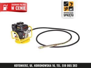 Spalinowy wibrator do betonu Cedrus WT01, buława 45 mm / 6 m (wyłącznie na doby)