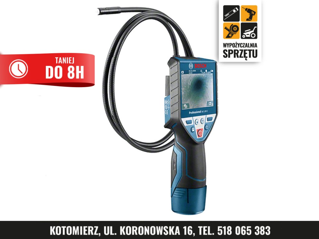 Kamera inspekcyjna Bosch GIC 120 C (na 8 h lub na doby)