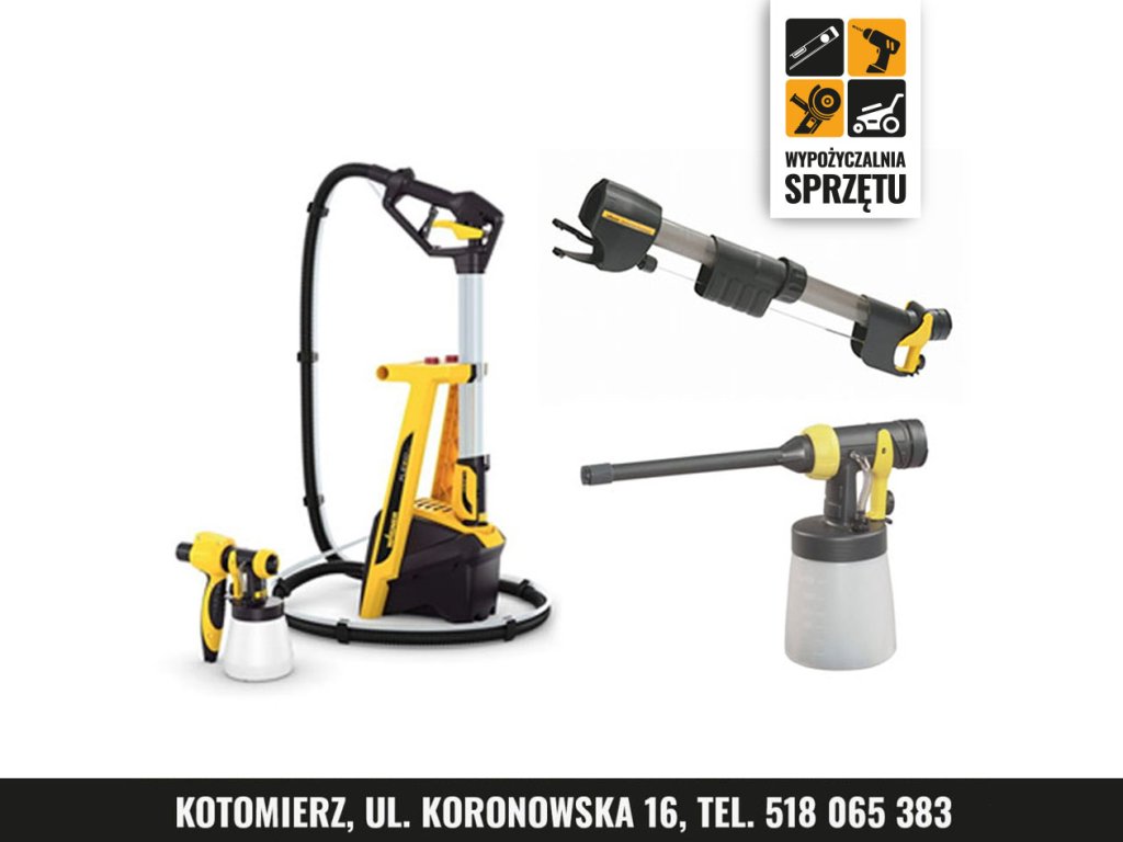 System malarski Wagner W 950 Flexio z lancą i dodatkową głowicą (wyłącznie na doby)