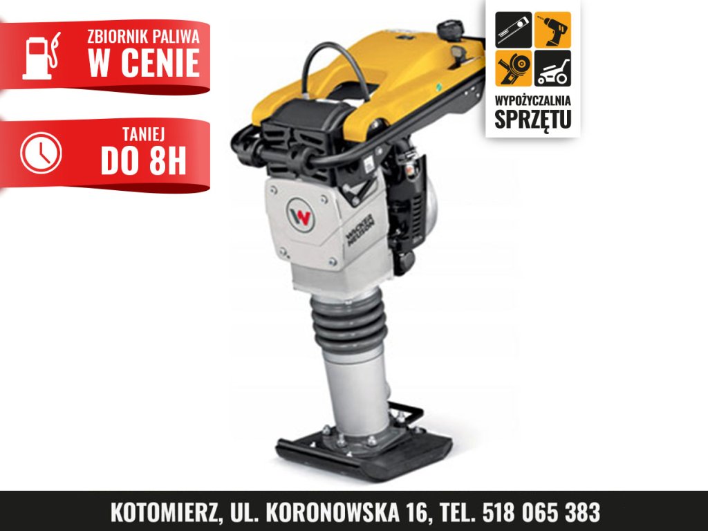 Stopa wibracyjna Wacker Neuson BS60-2 66 kg (na 8 h lub na doby)