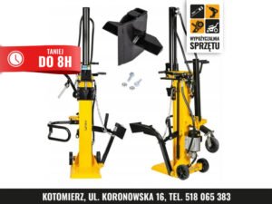 Łuparka pionowa Cedrus LS08V 11 t, kłody do 104 cm – na 8 h lub doby