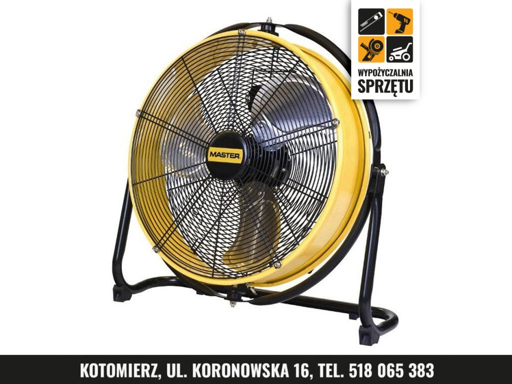 Wentylator osiowy Master DF 20 P, 50 cm, 6600 m³/h (wyłącznie na doby)