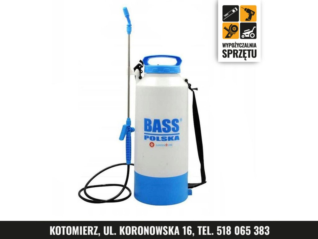 Opryskiwacz akumulatorowy Bass Polska BP-8610, 10 l (wyłącznie na doby)