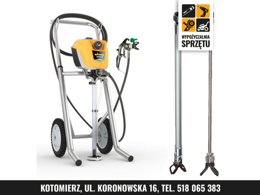 Agregat malarski Wagner Control Pro 350 M, wąż 15 m (wyłącznie na doby)