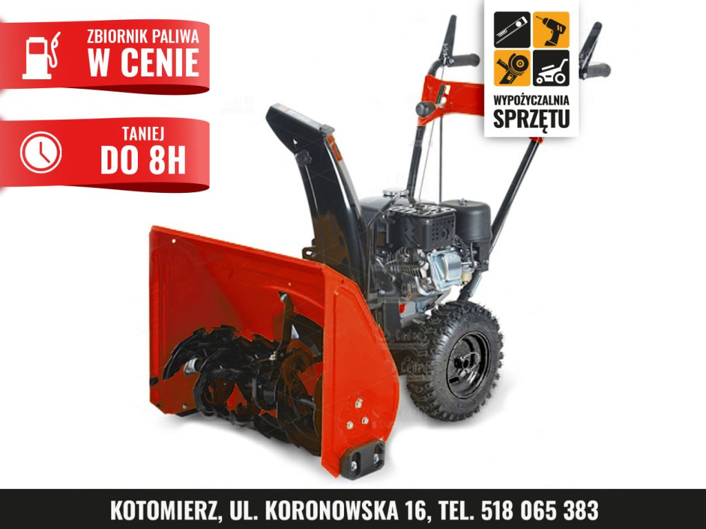 Odśnieżarka spalinowa Cedrus CEDSB53, szerokość 53 cm – na 8 h lub doby