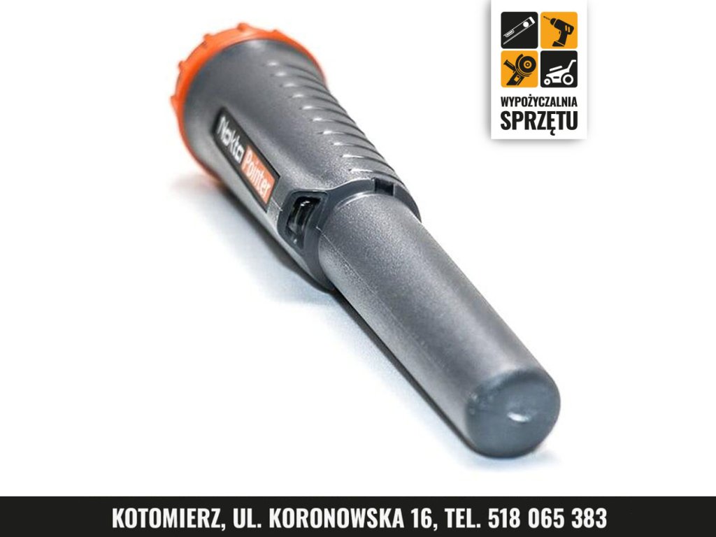 Ręczny wykrywacz metali Nokta Pointer IP67 z LED – wyłącznie na doby