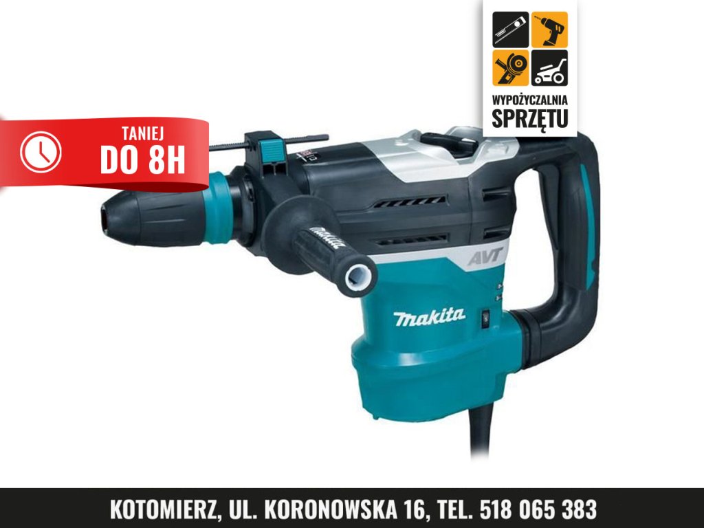Młotowiertarka Makita HR4013C SDS-Max, 8 J (na 8 h lub na doby)