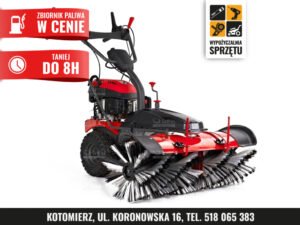 Zamiatarka spalinowa Cedrus ZM05PRO-E z napędem, 100 cm – na 8 h lub doby