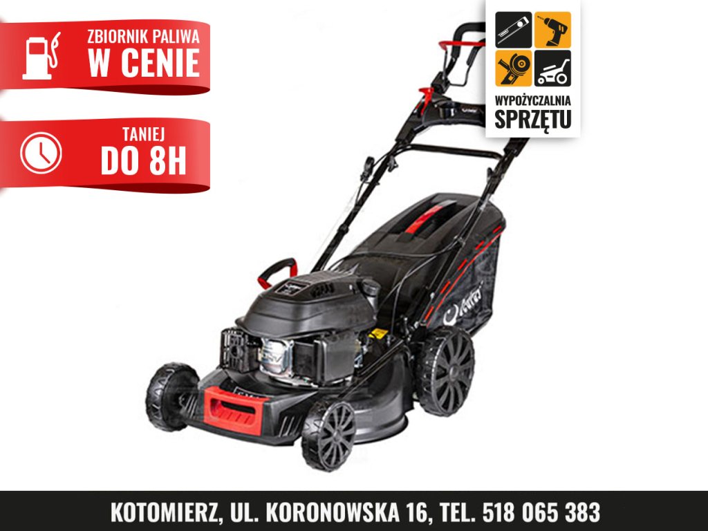 Kosiarka spalinowa Cedrus KS53S 53 cm z napędem i koszem (na 8 h lub na doby)