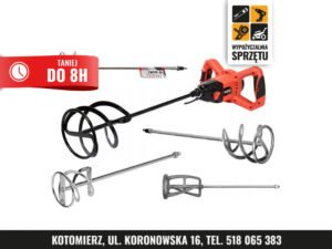 Mieszadło budowlane Yato 1600 W, 2 biegi (na 8 h lub na doby)