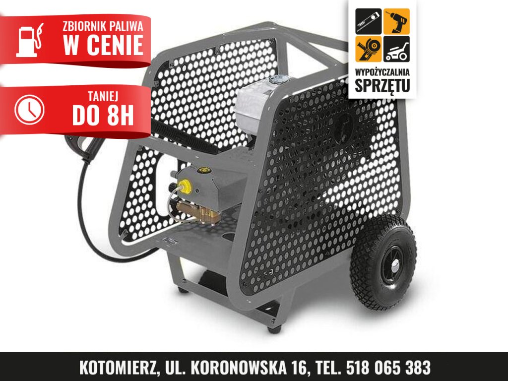 Myjka spalinowa Kärcher HD1050B / HD 9/25 G z wężem 30 m – na 8 h lub doby