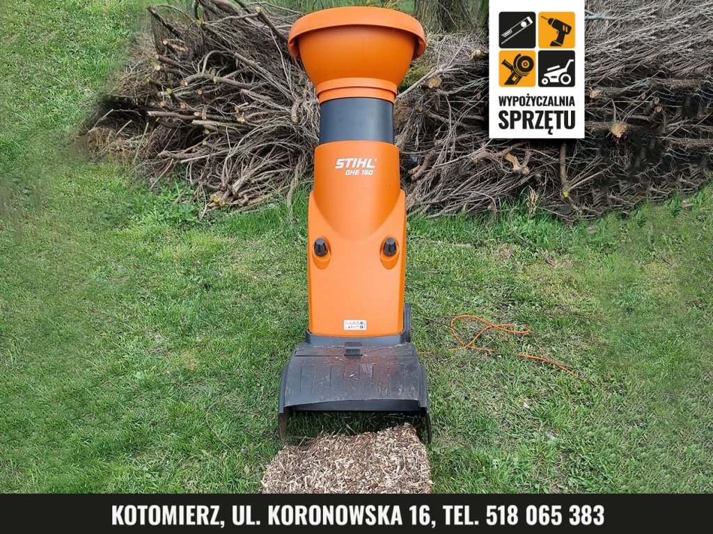 Rozdrabniacz elektryczny STIHL GHE 150 (wyłącznie na doby)
