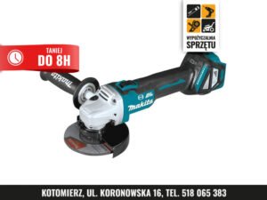 Akumulatorowa szlifierka kątowa Makita DGA513ZJ, 125 mm (na 8 h lub na doby)