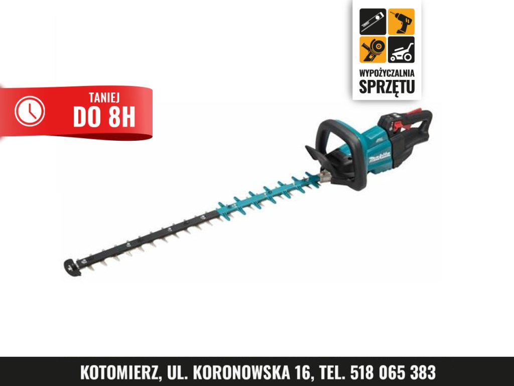 Akumulatorowe nożyce do żywopłotu Makita DUH751Z 75 cm – na 8 h lub doby