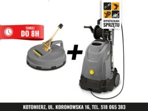 Kärcher HDS 5/15 UX + szczotka 30 cm, gorąca woda – na 8 h lub doby