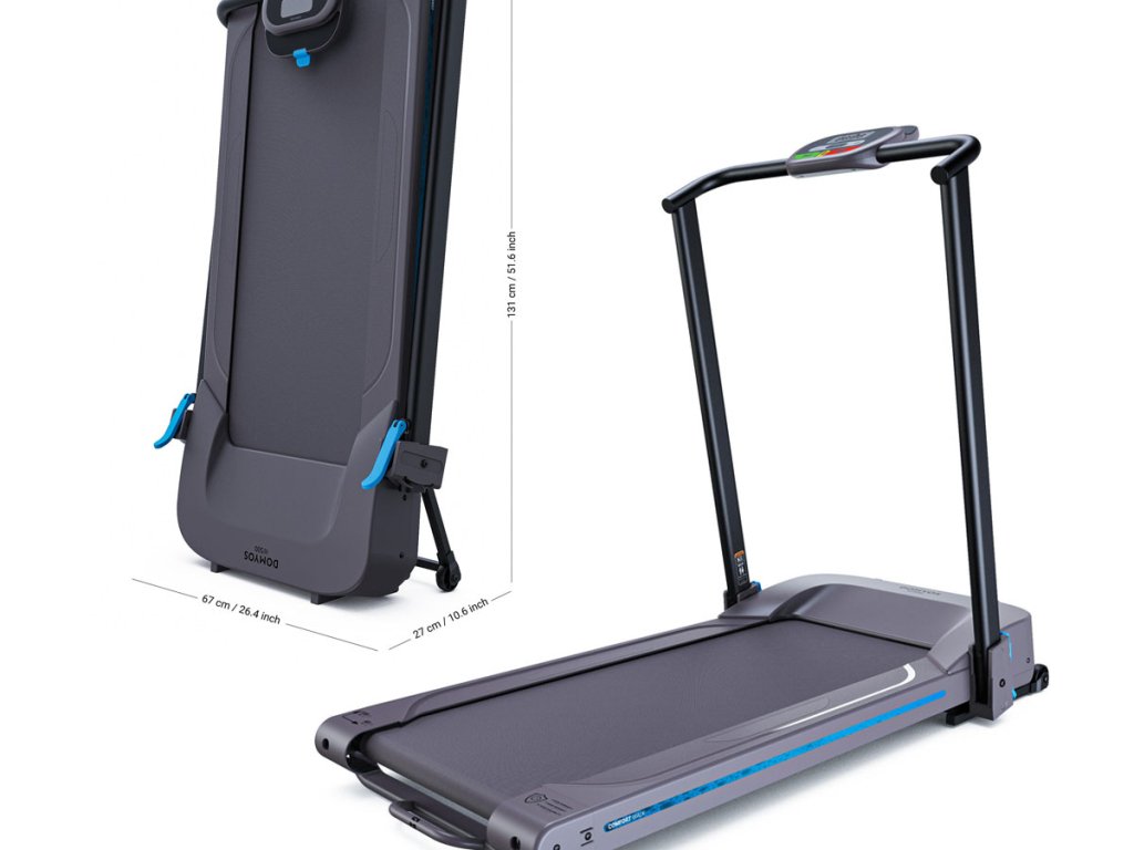 Bieżnia do chodzenia Domyos W500 Compact do 130 kg – od 180 zł/miesiąc
