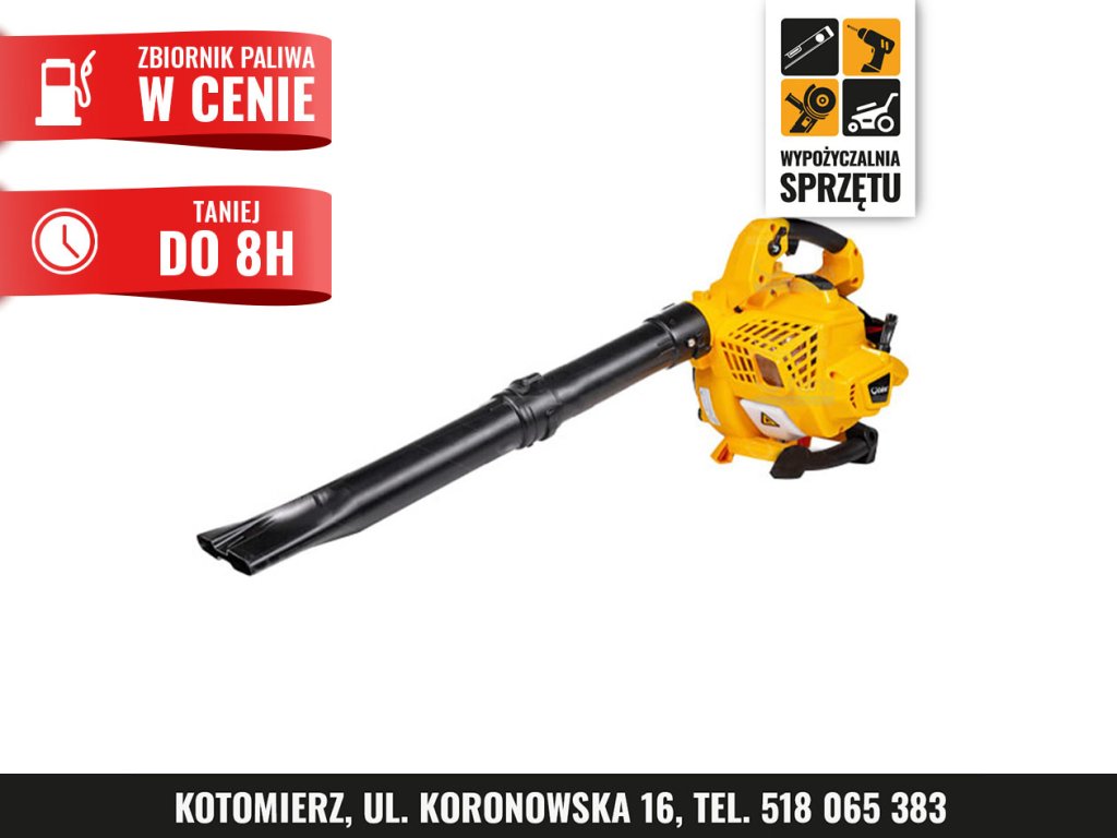 Dmuchawa i odkurzacz do liści Cedrus DM03 2w1 (na 8 h lub na doby)