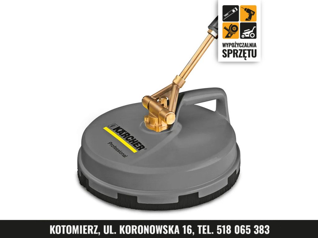 Szczotka powierzchniowa 30 cm do kostki i tarasów – wyłącznie na doby