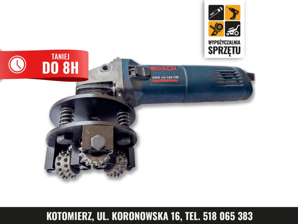 Groszkownica do betonu Bosch GWS 14-125 CIE, 125 mm (na 8 h lub na doby)