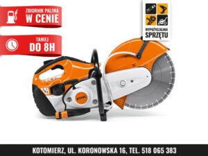 Przecinarka STIHL TS 420, tarcza 350 mm + hydronetka (na 8 h lub na doby)