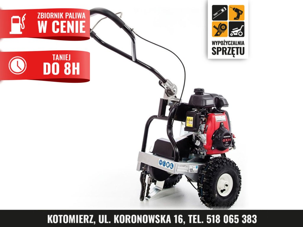 Układarka przewodu Vonblon KVM600MH, głębokość 40–60 mm – na 8 h lub doby