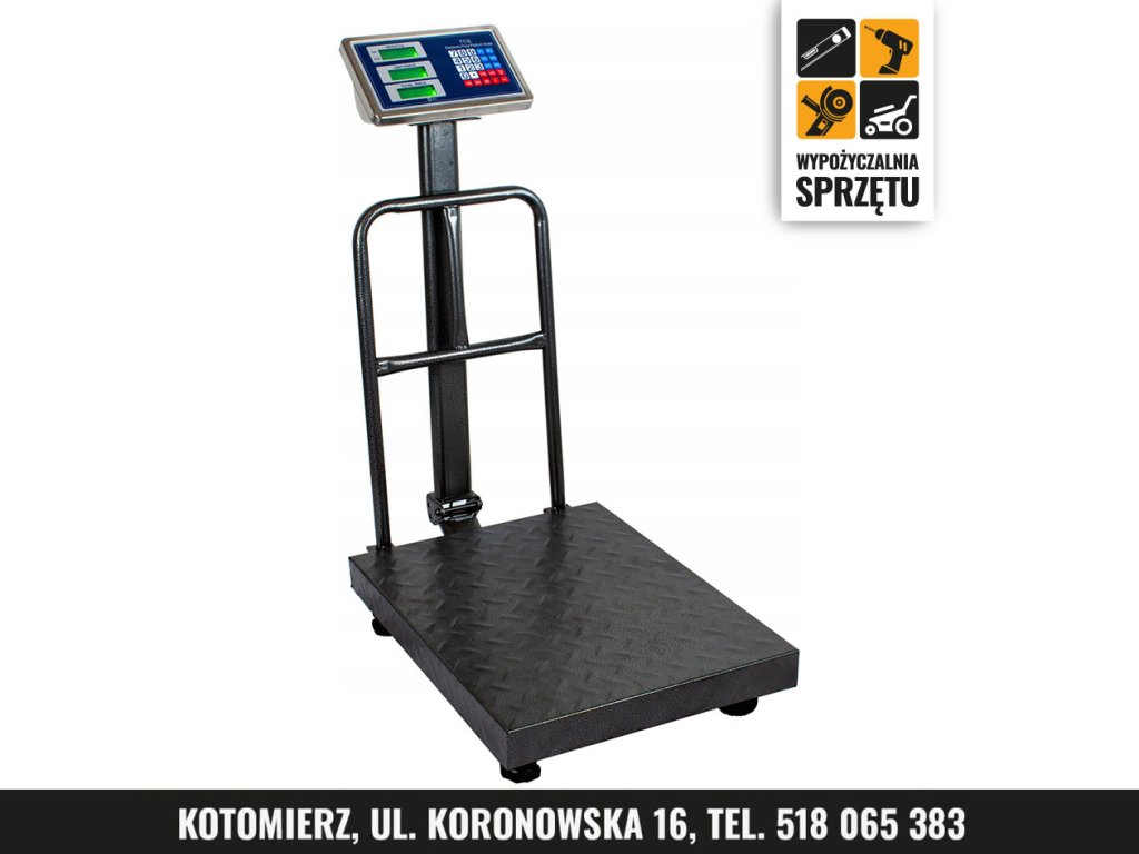 Waga platformowa Bielskie Wagi ACS2 do 300 kg (wyłącznie na doby)
