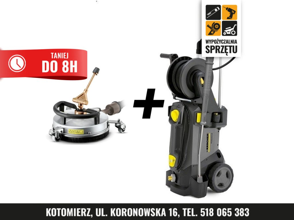 Kärcher HD 5/17 C + FRV 30 Me z odsysaniem – na 8 h lub doby