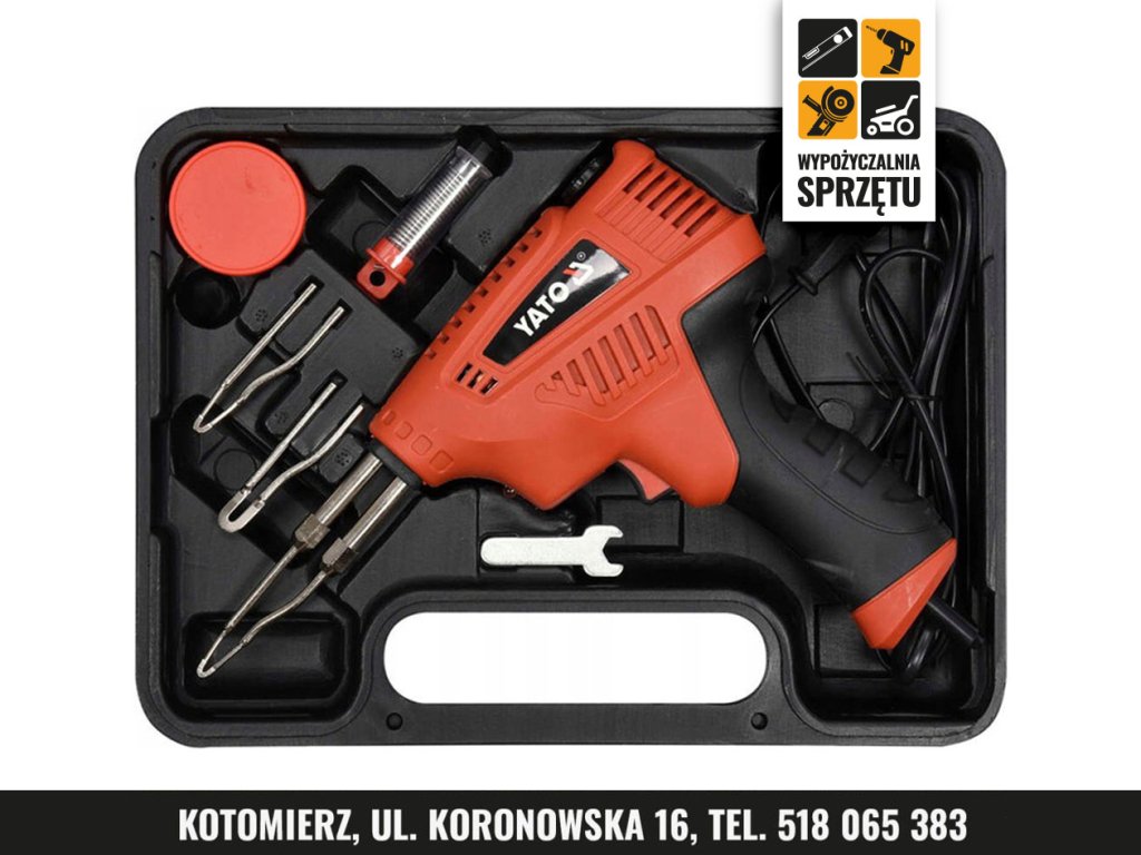 Lutownica transformatorowa Yato YT-82451 200 W – wyłącznie na doby
