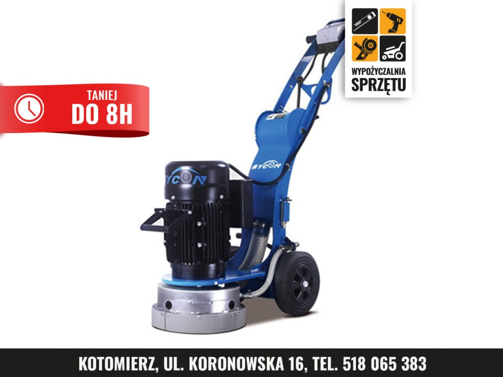 Szlifierka do betonu Bycon DFG-250, 250 mm (na 8 h lub na doby)