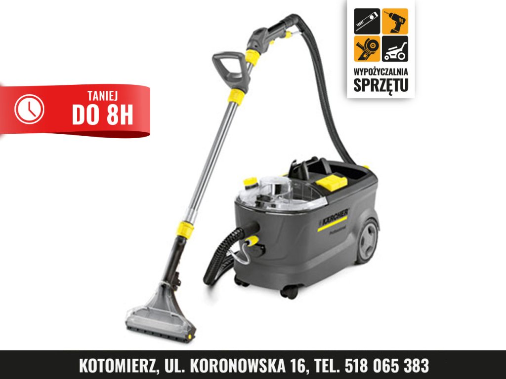 Odkurzacz piorący Kärcher Puzzi 10/2 Adv – na 8 h lub doby