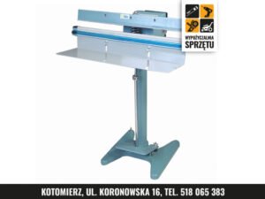 Zgrzewarka do worków 1500 W, długość zgrzewu 60 cm (wyłącznie na doby)