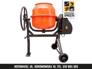 Betoniarka elektryczna Skiva SB-180, bęben 180 l (wyłącznie na doby)