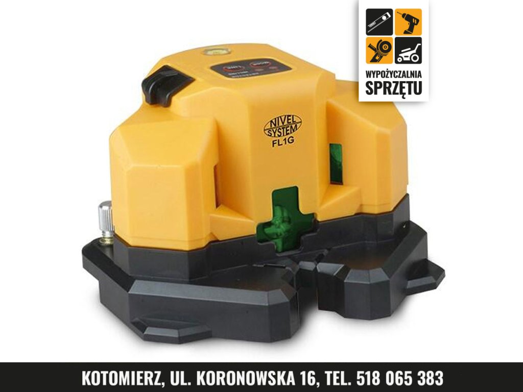 Zielony laser do płytek Nivel System FL1G (wyłącznie na doby)
