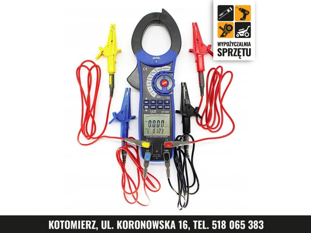 Miernik cęgowy CEM DT-3353 – wyłącznie na doby