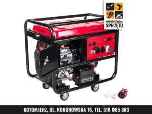 AGREGAT PRĄDOTWÓRCZY AG10E-3F, KLASA G1 (WYŁĄCZNIE NA DOBY)