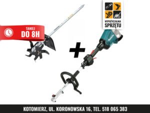 Glebogryzarka akumulatorowa Makita DUX60 + KR401MP (na 8 h lub na doby)