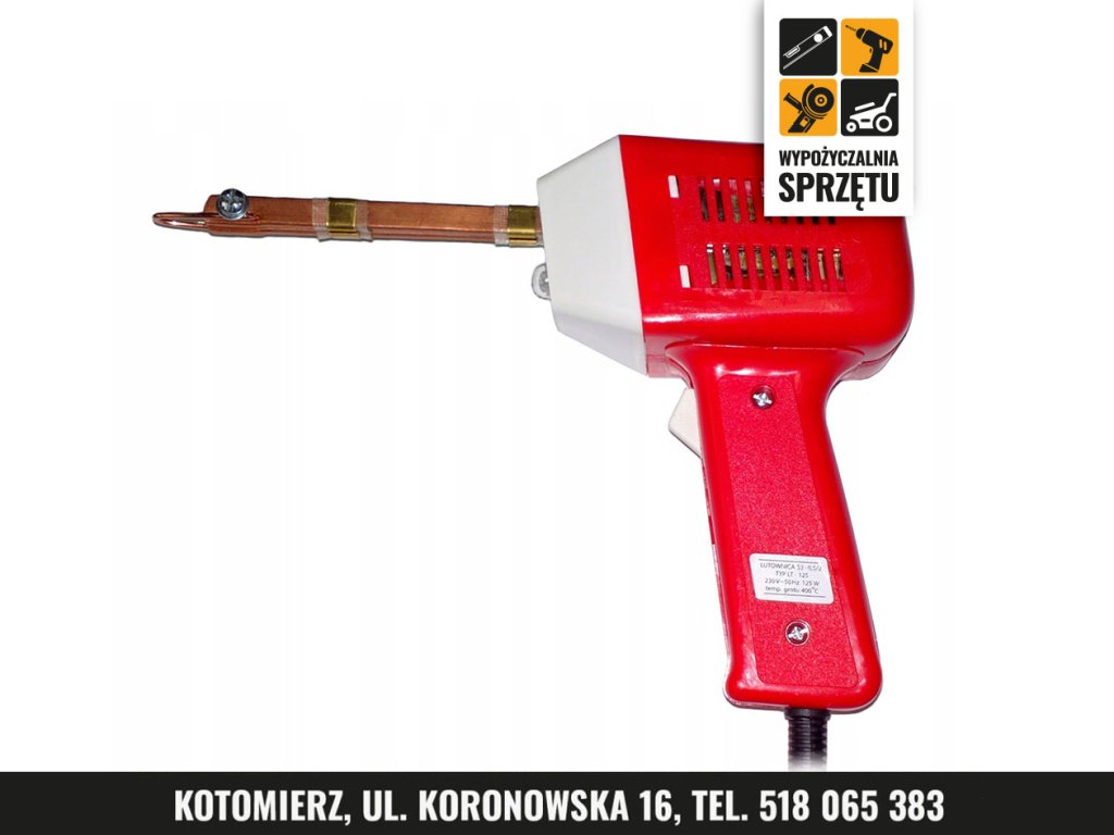 Lutownica transformatorowa ZDZ LT-125 125 W – wyłącznie na doby