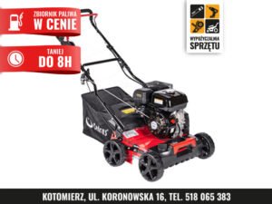 Wertykulator i wyczesywarka Cedrus WR01 2w1, 40 cm, kosz 45 l (na 8 h lub na doby)